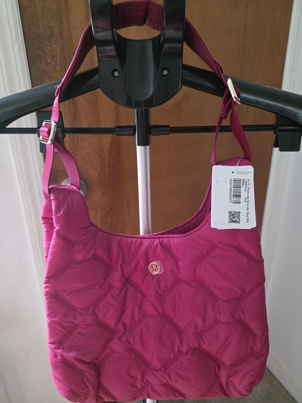 lululemon Quilty Pleasures Shoulder Bag In Berry Rumble